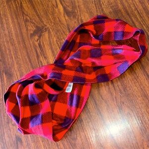 Old Navy purple and red plaid infinity ♾️ scarf
